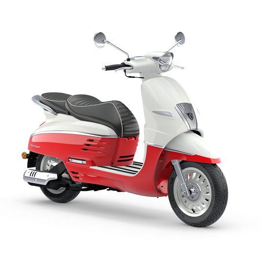 Peugeot Django Classic - Dragon red & Milky White