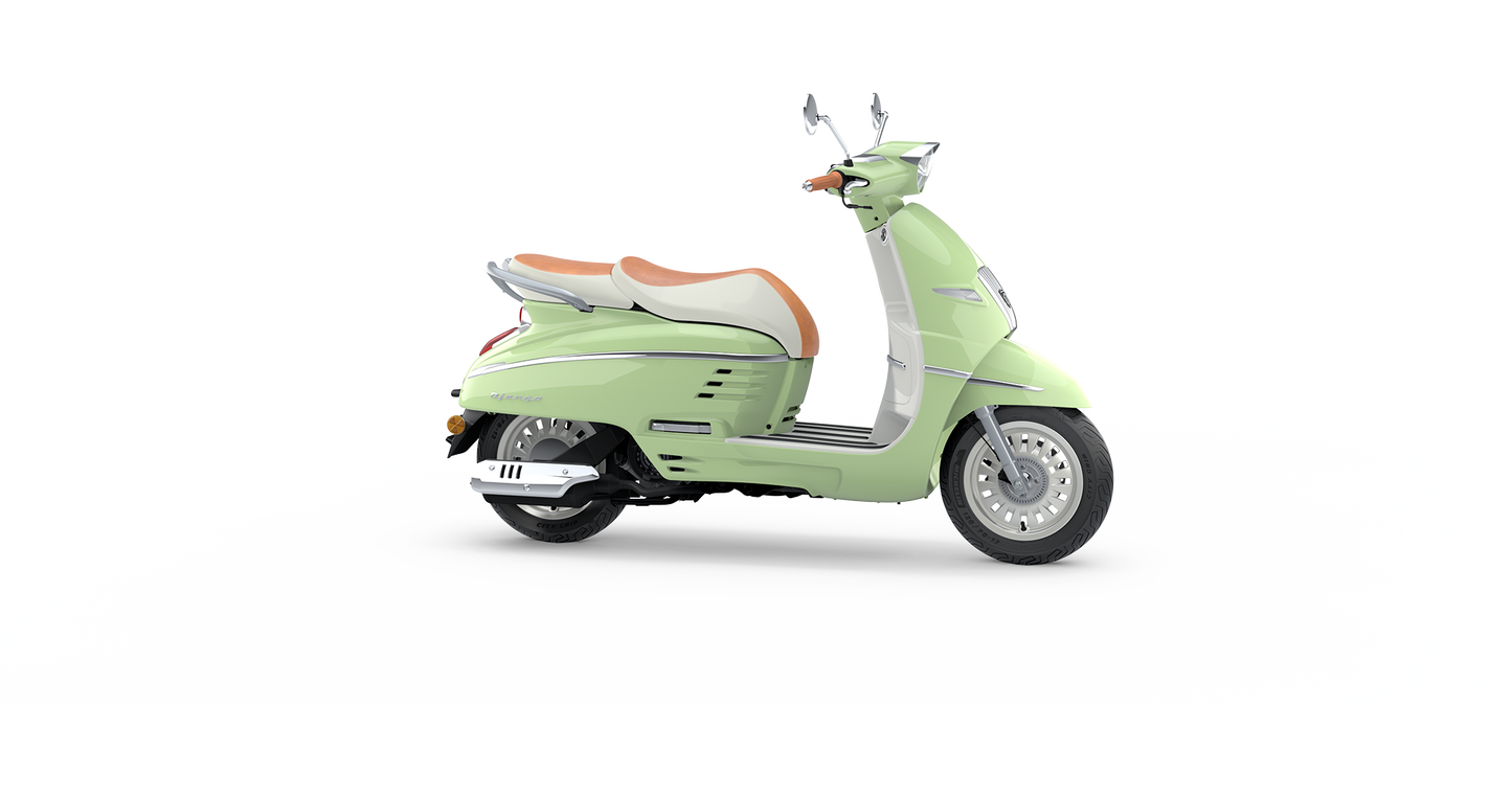 Peugeot Django Classic - Dragon red & Milky White