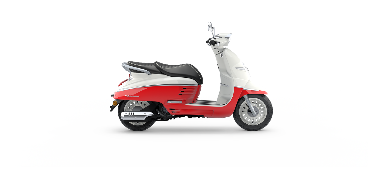 Peugeot Django Classic - Dragon red & Milky White