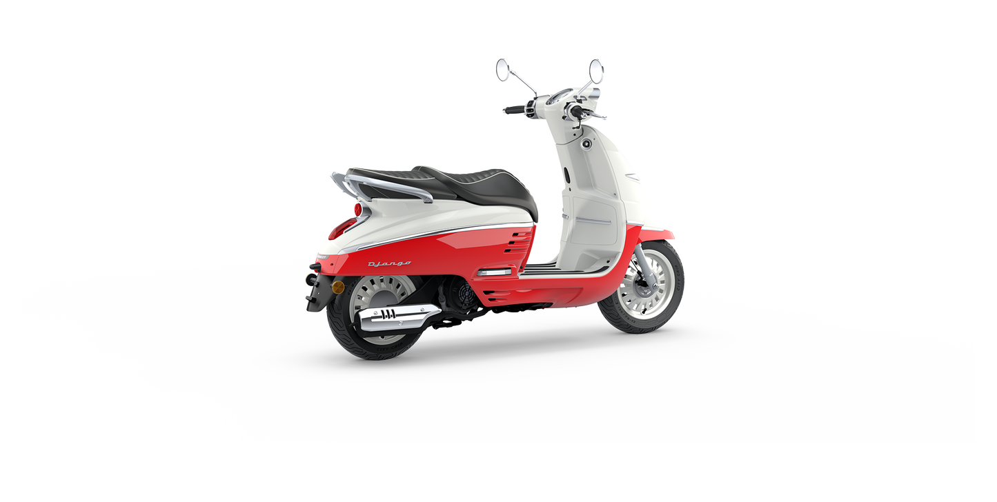 Peugeot Django Classic - Dragon red & Milky White