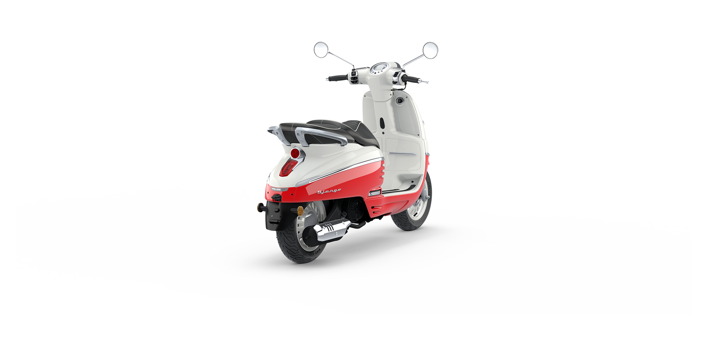 Peugeot Django Classic - Dragon red & Milky White