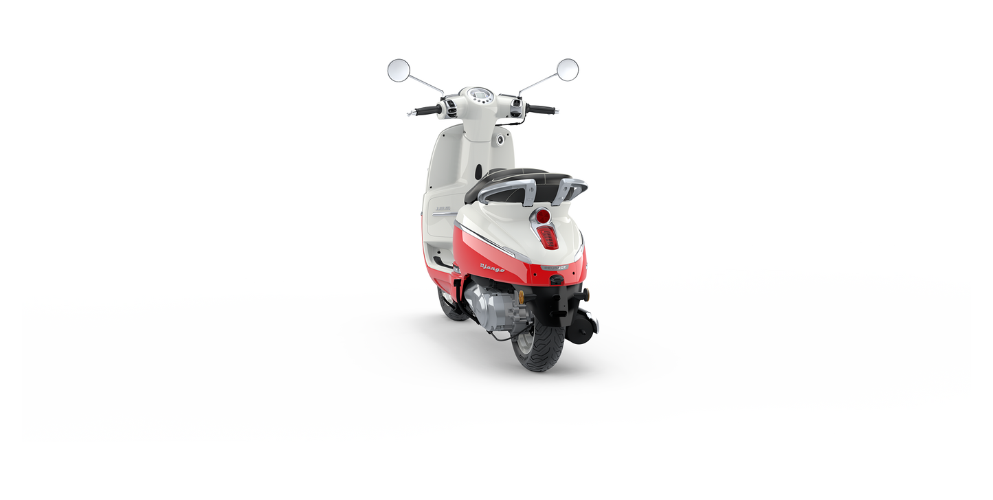 Peugeot Django Classic - Dragon red & Milky White