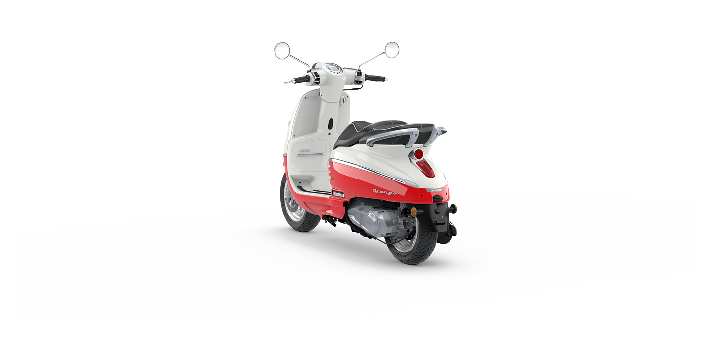 Peugeot Django Classic - Dragon red & Milky White
