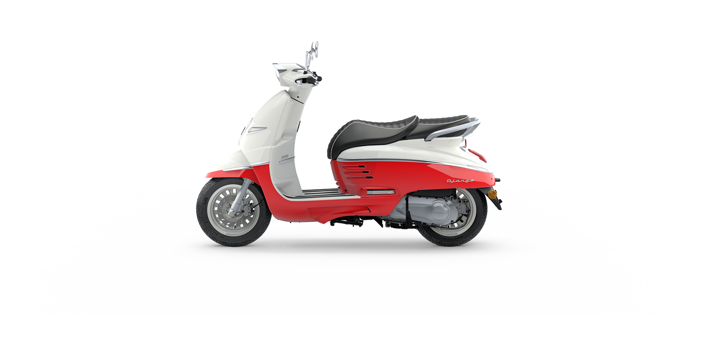 Peugeot Django Classic - Dragon red & Milky White