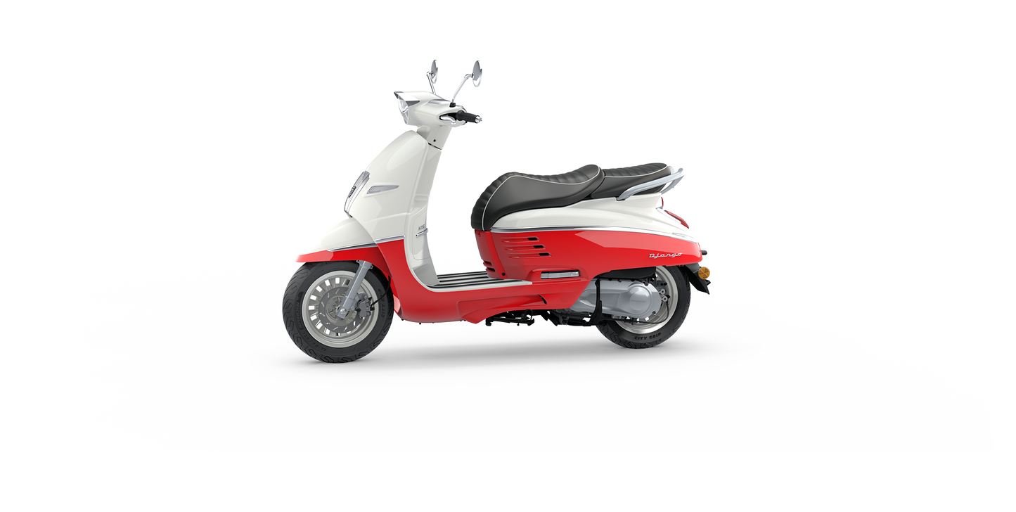 Peugeot Django Classic - Dragon red & Milky White