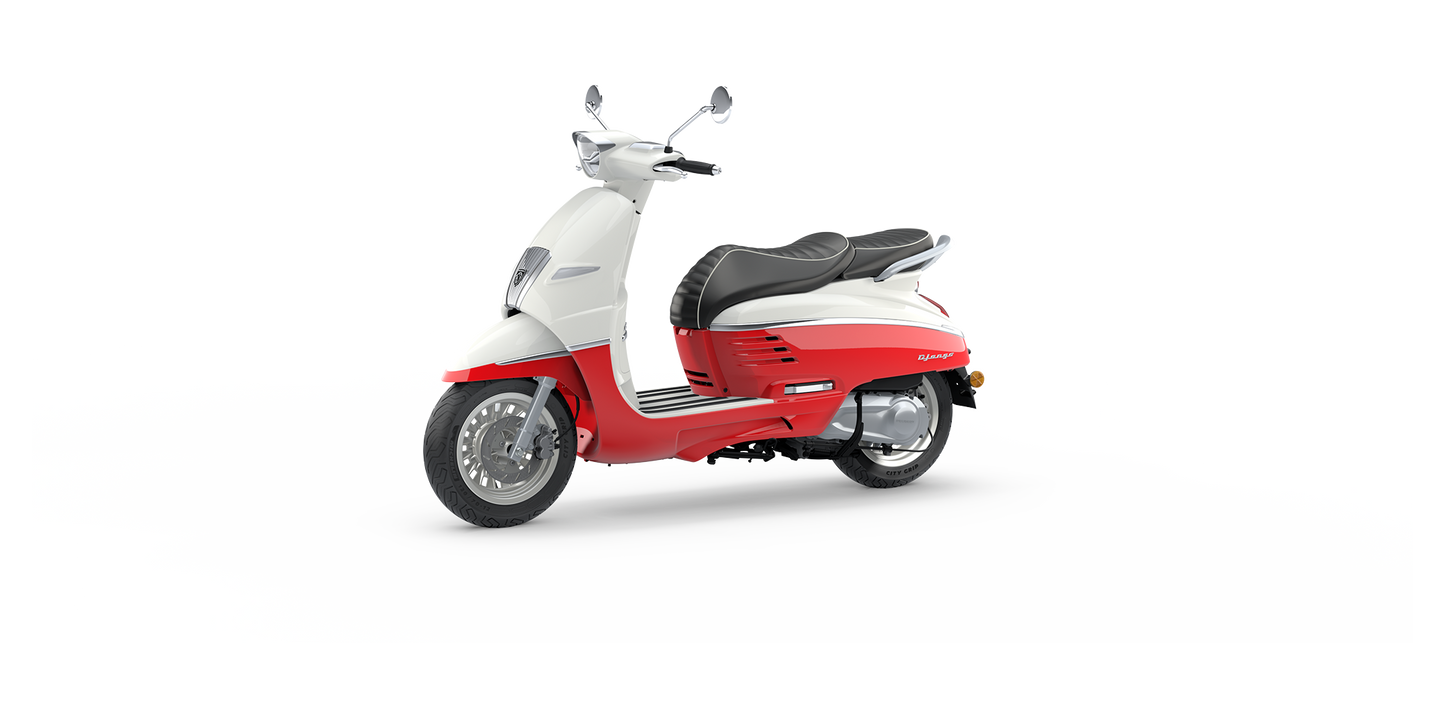 Peugeot Django Classic - Dragon red & Milky White