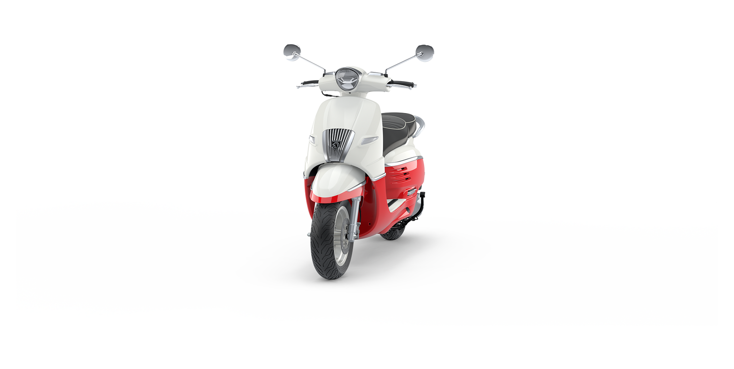 Peugeot Django Classic - Dragon red & Milky White