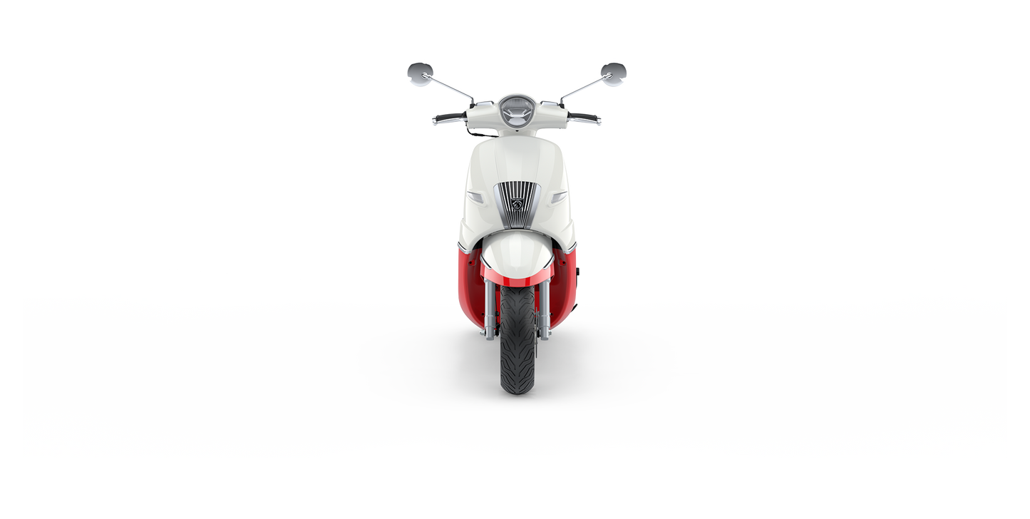 Peugeot Django Classic - Dragon red & Milky White