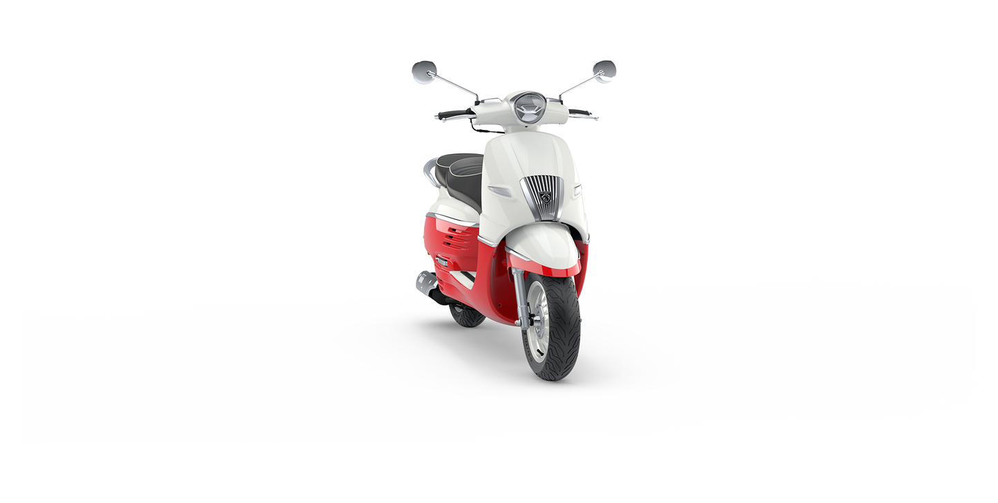 Peugeot Django Classic - Dragon red & Milky White