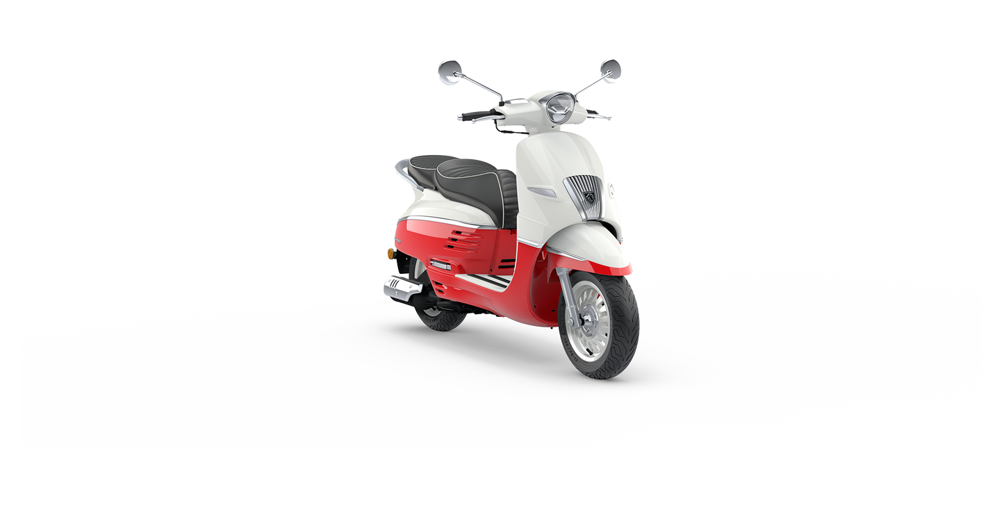 Peugeot Django Classic - Dragon red & Milky White