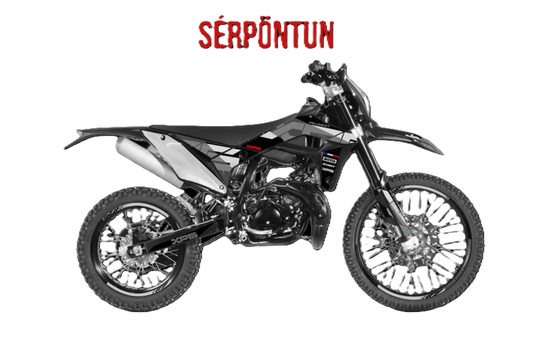 PEUGEOT XP6 ENDURO R 50cc. Svart